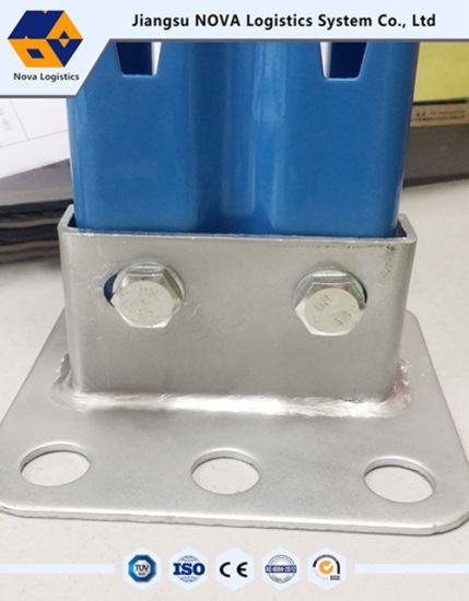 Cadre bleu et support de palette industriel durable à poutre orange